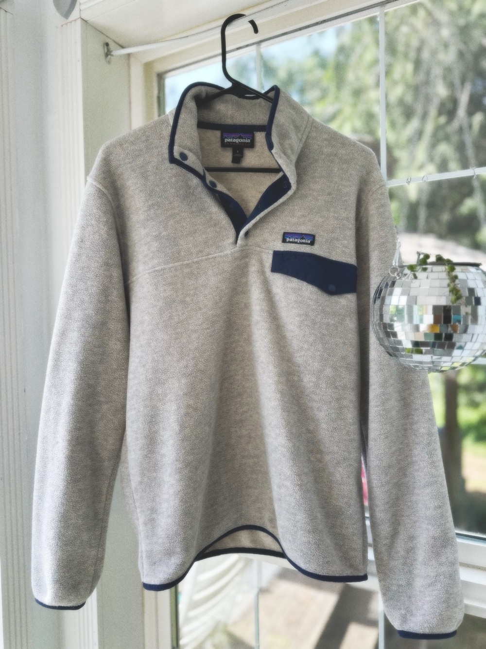 Patagonia Gray Synchilla Snap-T Fleece Pullover